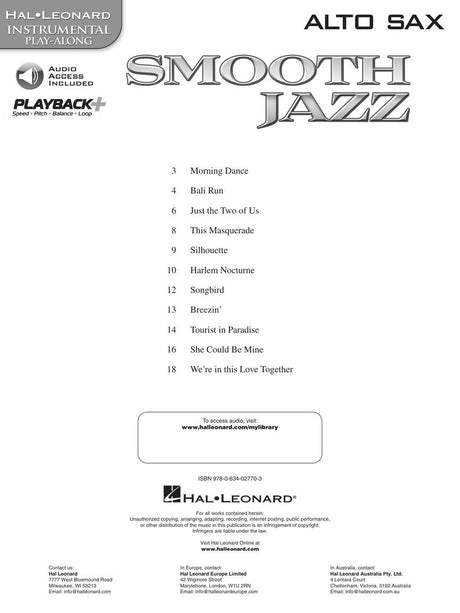 Smooth Jazz for Alto Sax
