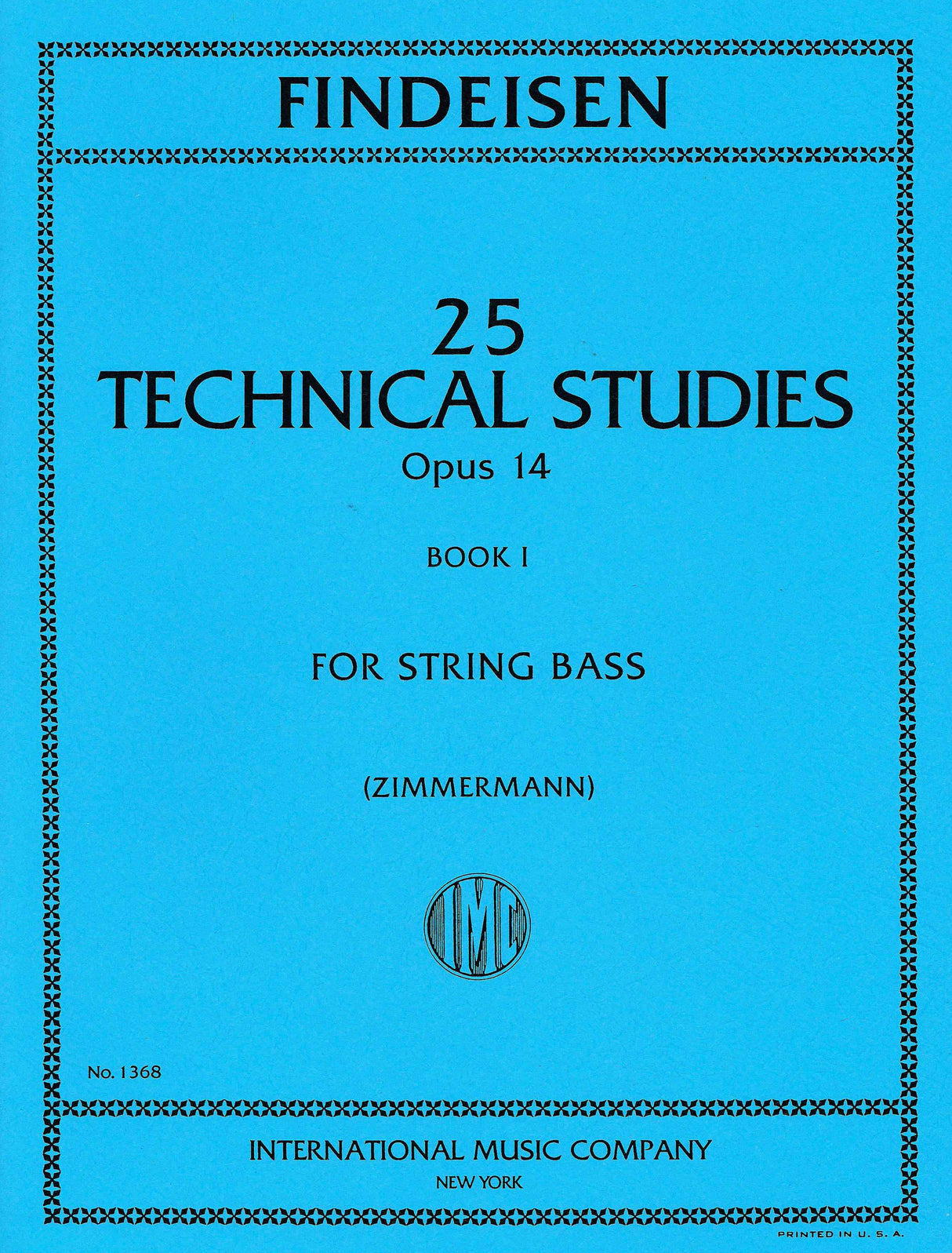 Findeisen: 25 Technical Studies, Op. 14 - Volume 1 (Nos. 1-7)
