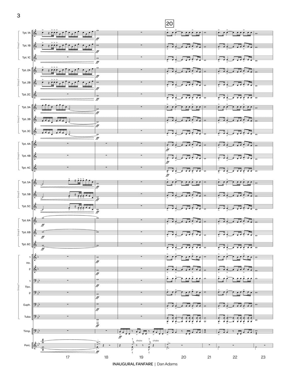 D. Adams: Inaugural Fanfare
