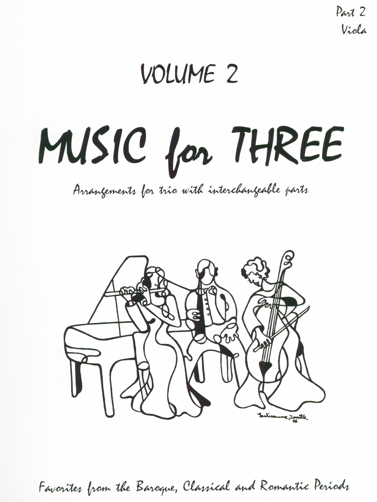 Music for Three - Volume 2 (for string trio or mixed trio)