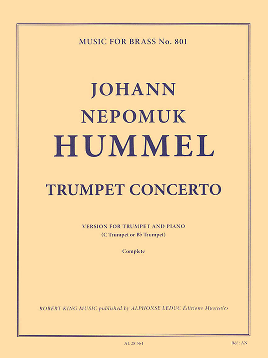 Hummel: Trumpet Concerto in E Major (transposed to E-flat Major