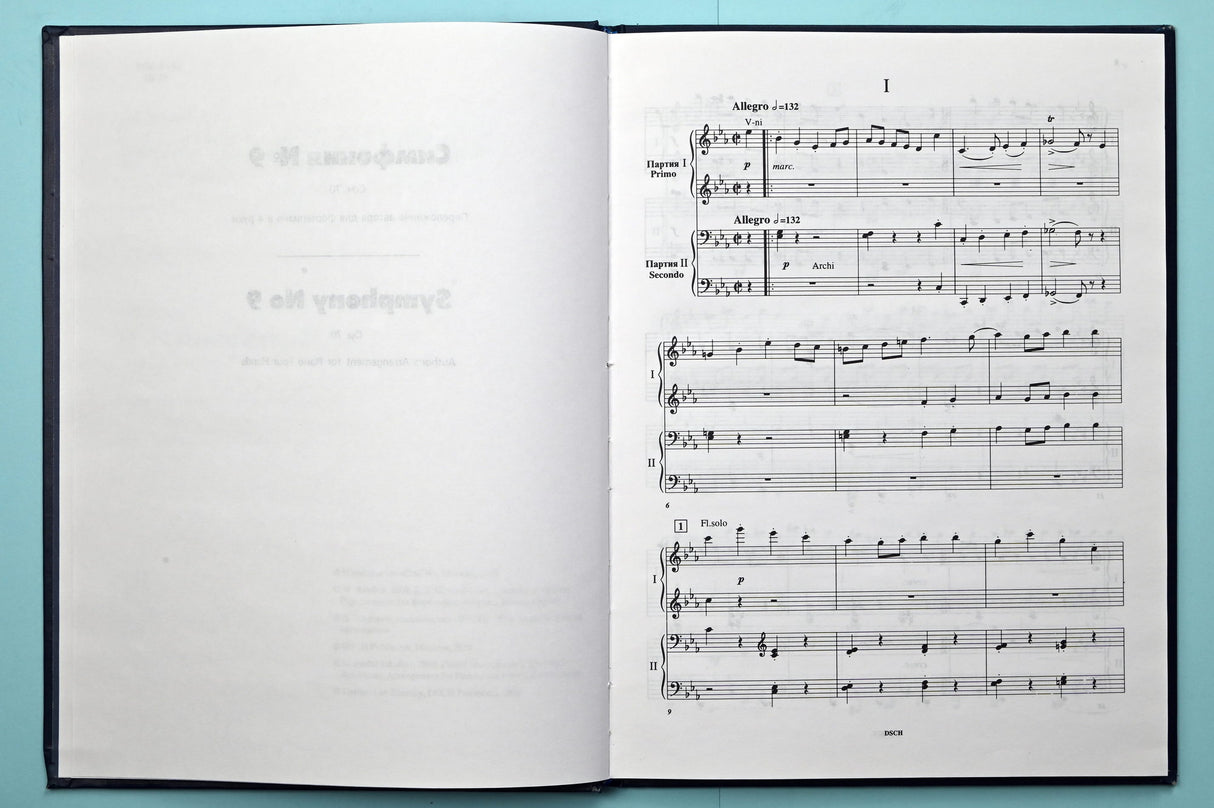 Shostakovich: Symphony No 9, Op. 70 (arr. for piano 4-hands)