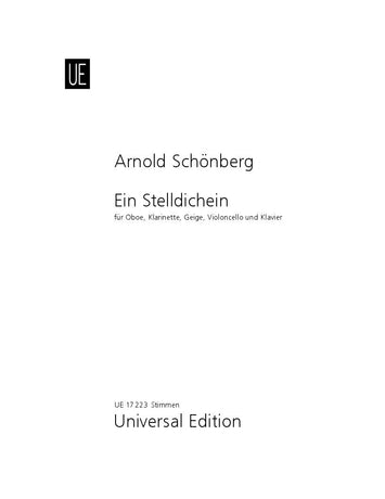 Schoenberg: Ein Stelldichein