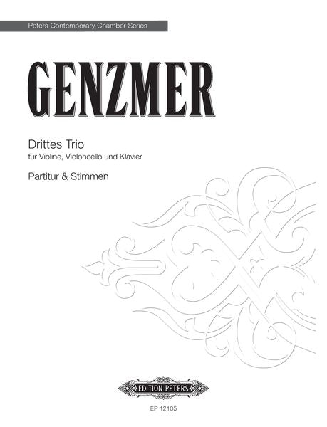Genzmer: Piano Trio No. 3, GeWV 332
