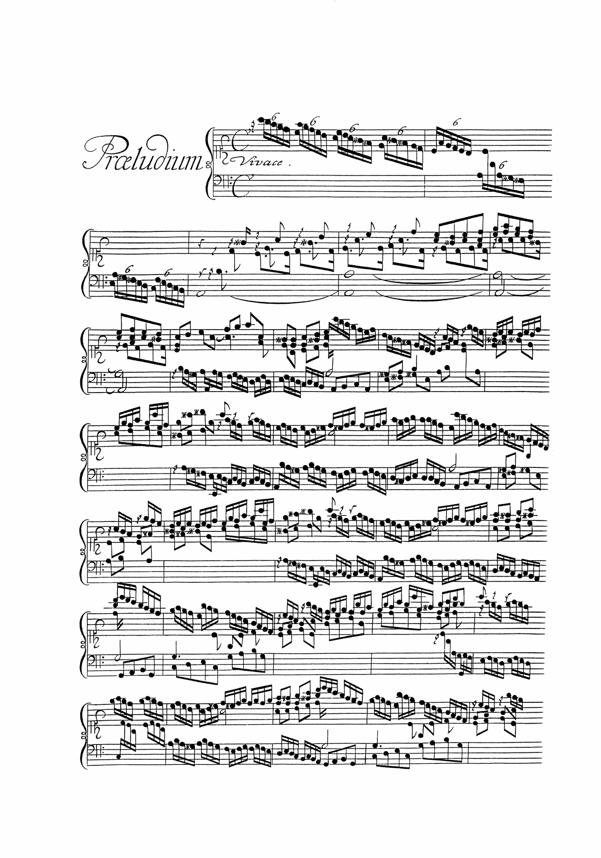 Lübeck: Clavier Uebung (Hamburg, 1728)