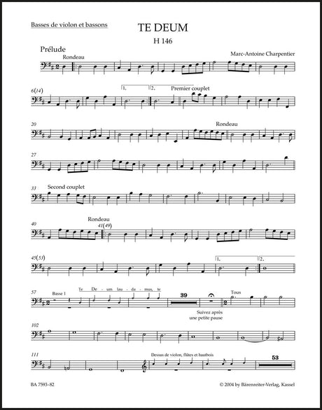 Charpentier: Te Deum, H 146
