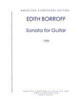 Borroff: Guitar Sonata