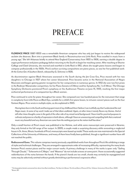 Price: Rediscovered Gems for Piano