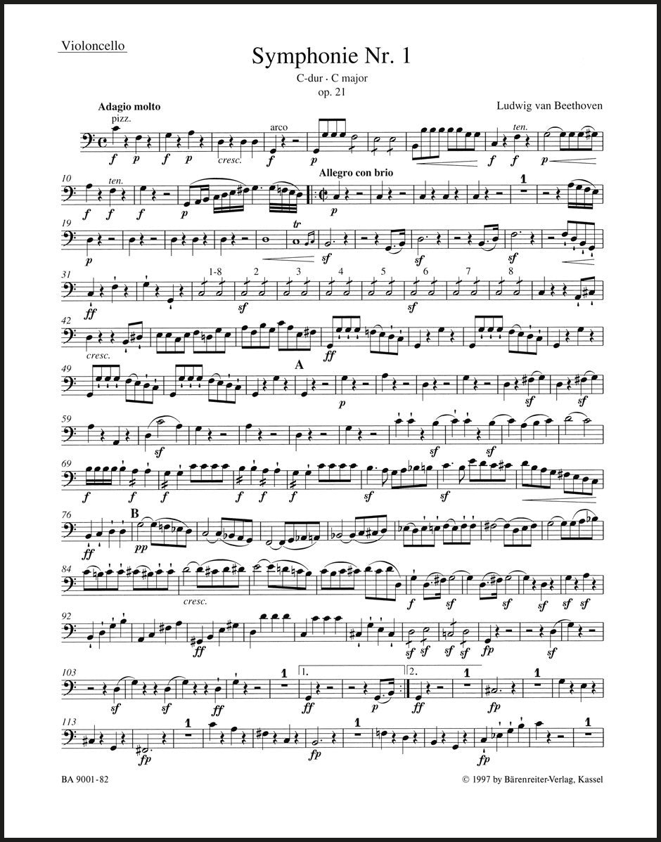 Beethoven: Symphony No. 1 in C Major, Op. 21 – Ficks Music
