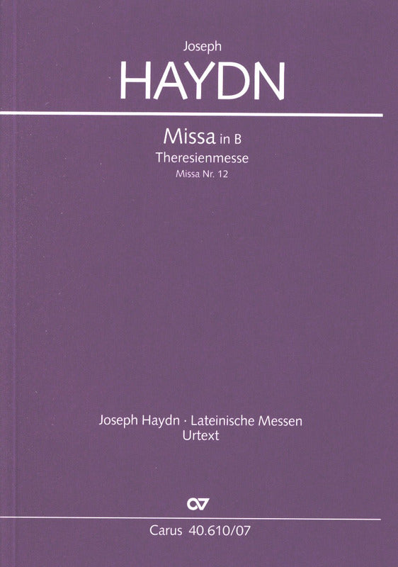 Haydn: Missa in B-flat Major, Hob. XXII:12