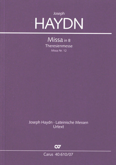 Haydn: Missa in B-flat Major, Hob. XXII:12