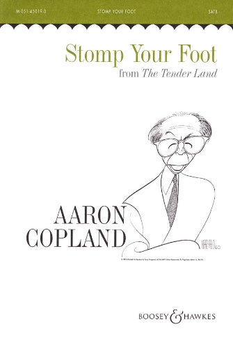 Copland: Stomp Your Foot from The Tender Land (arr. for choir & piano 4-hands)