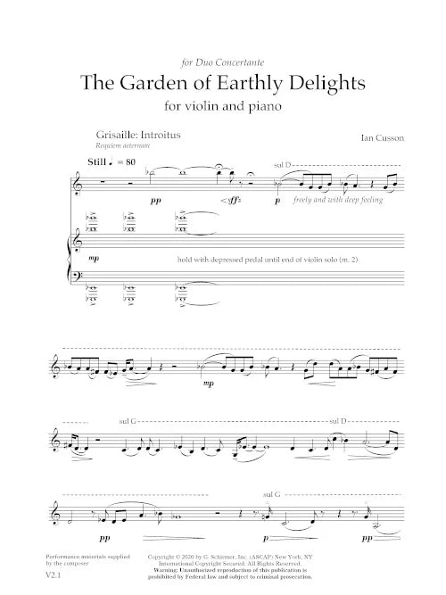 Cusson: The Garden of Earthly Delights