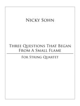 Sohn: Three Questions that Began from a Small Flame