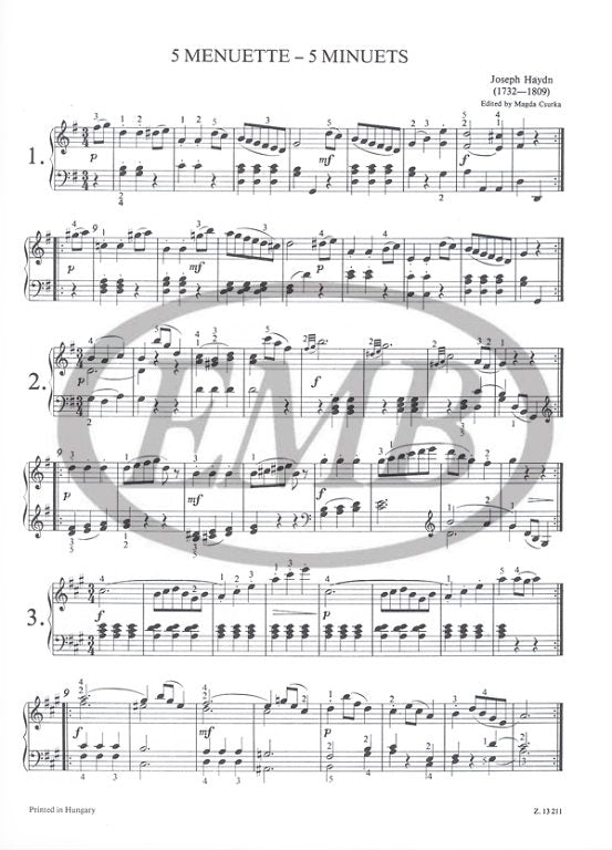 J. Haydn: Piano Sonata in G Major, Hob. XVI:G1 – Ficks Music