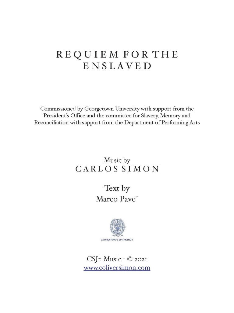 Simon: Requiem for the Enslaved