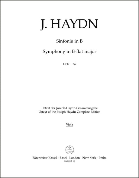 Haydn: Symphony in B-flat Major, Hob. I:66