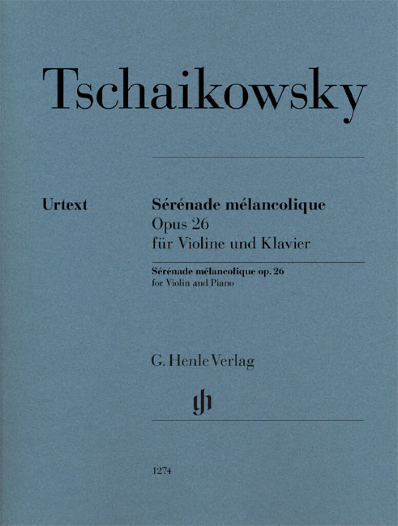 Tchaikovsky: Sérénade mélancolique, Op. 26 – Ficks Music