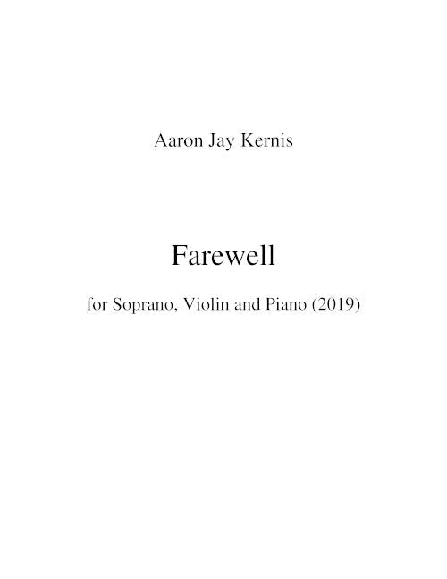 Kernis: Farewell