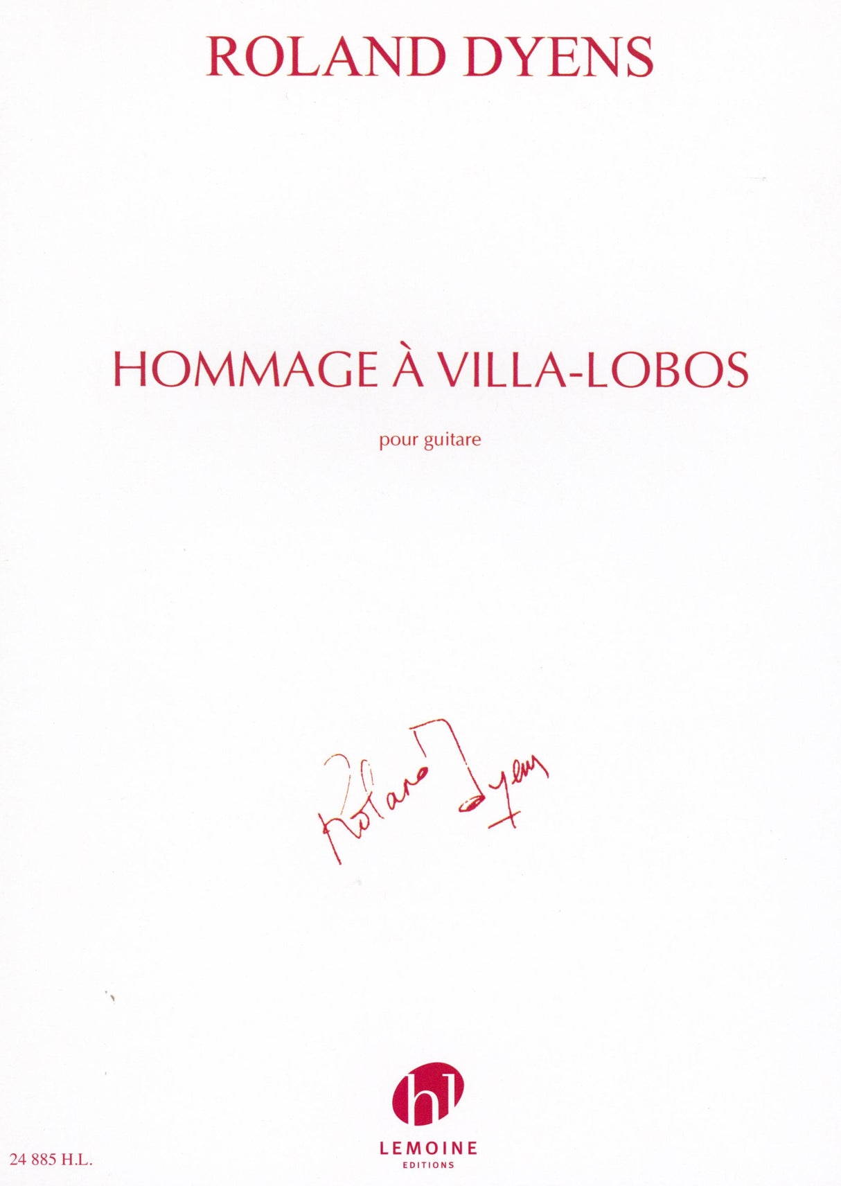 Dyens: Hommage à Villa-Lobos