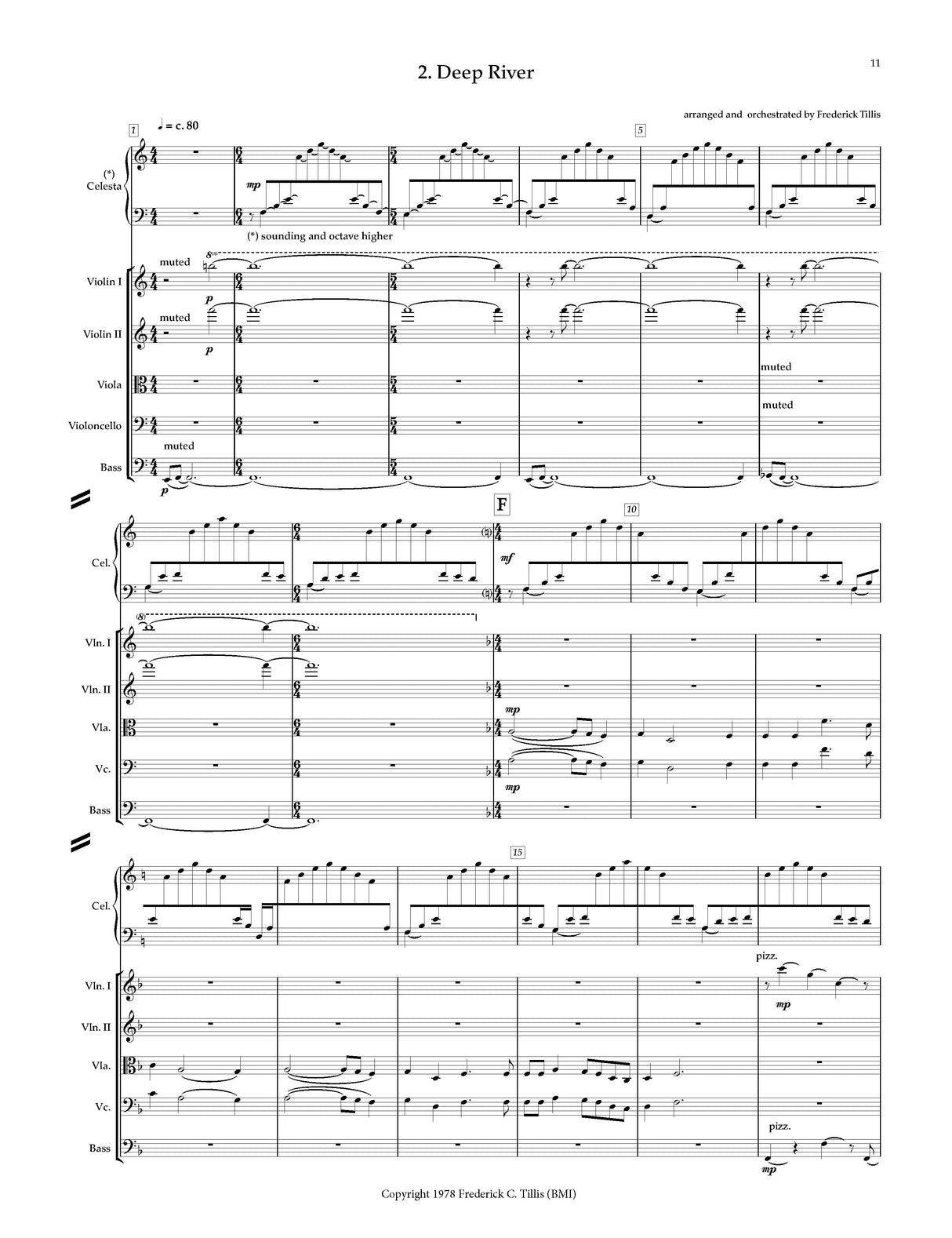 Tillis: Three Symphonic Spirituals