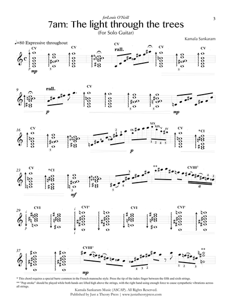 Sankaram: 7am the light through the trees
