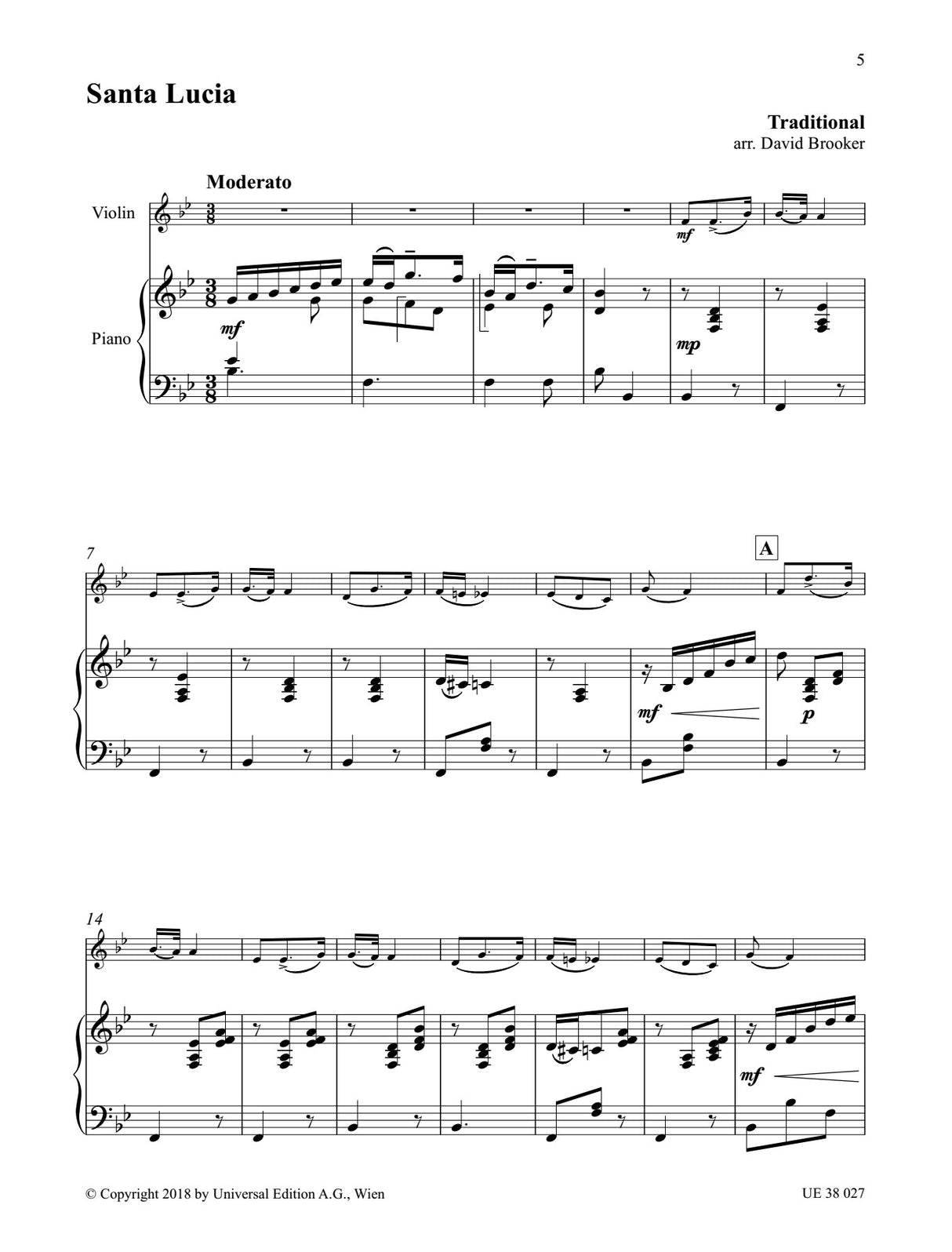 Italian Classics for Violin and Piano