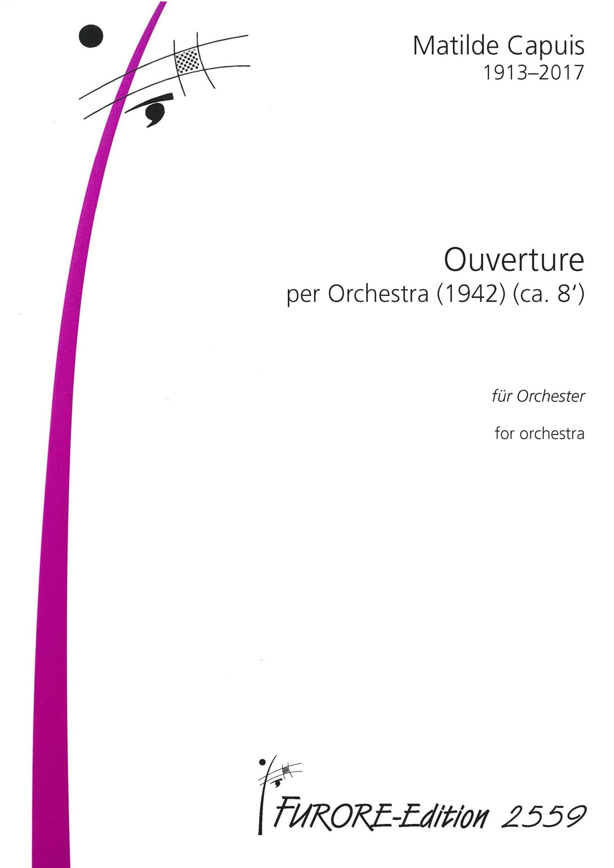 Capuis: Overture for Orchestra