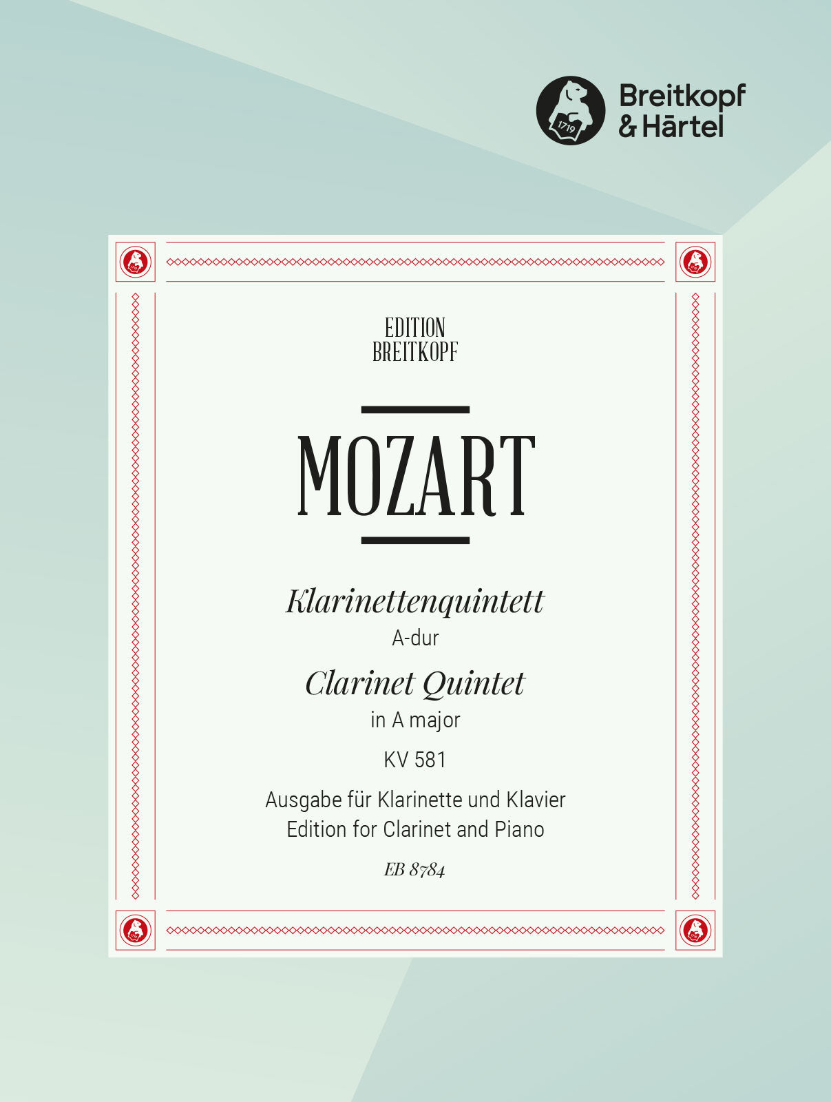 Mozart: Clarinet Quintet, K. 581 (arr. for clarinet & piano