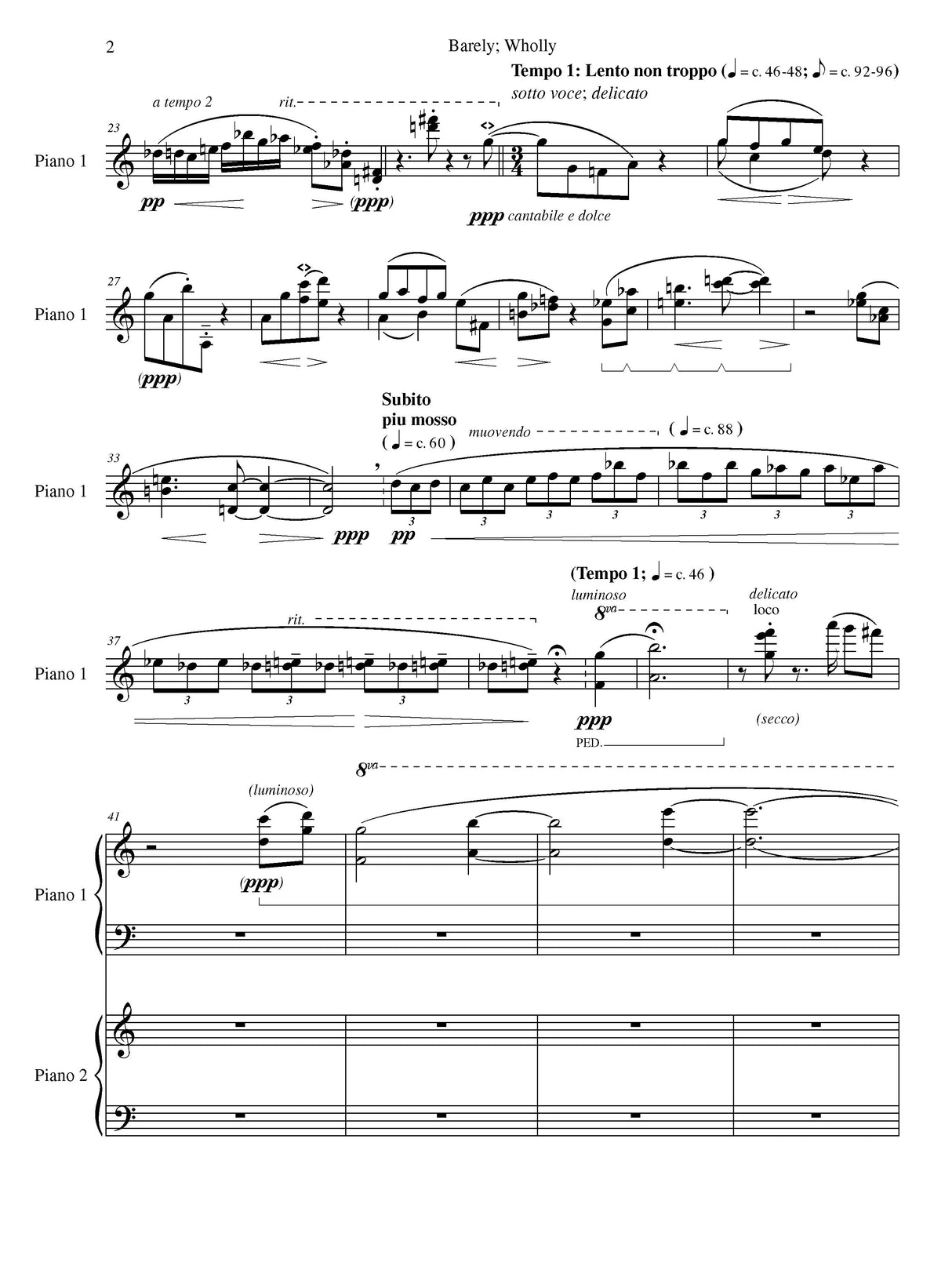 McDonald: Barely; Wholly