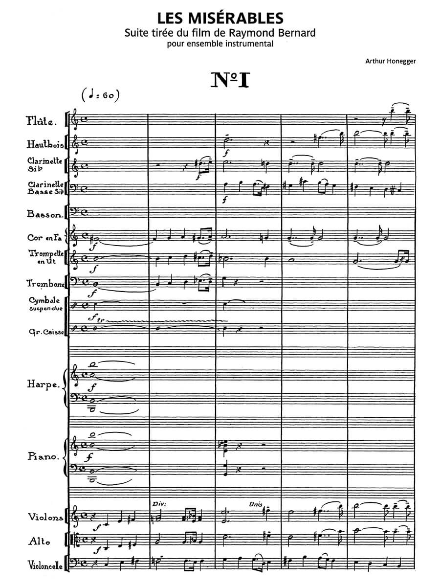 Honegger: Les Misérables Suite, H 88a