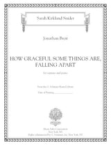 Snider: How Graceful Some Things Are, Falling Apart