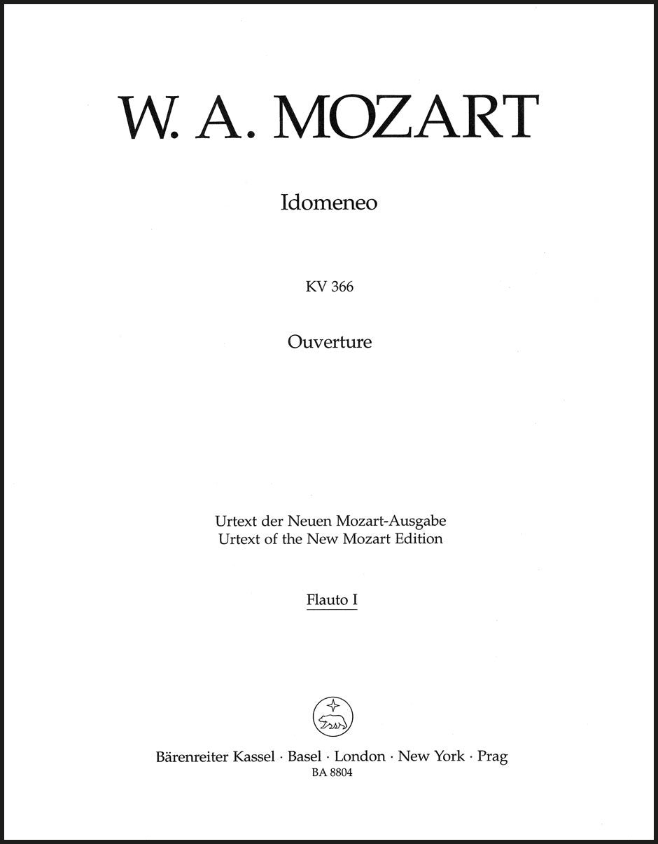 Mozart: Overture to Idomeneo, K. 366
