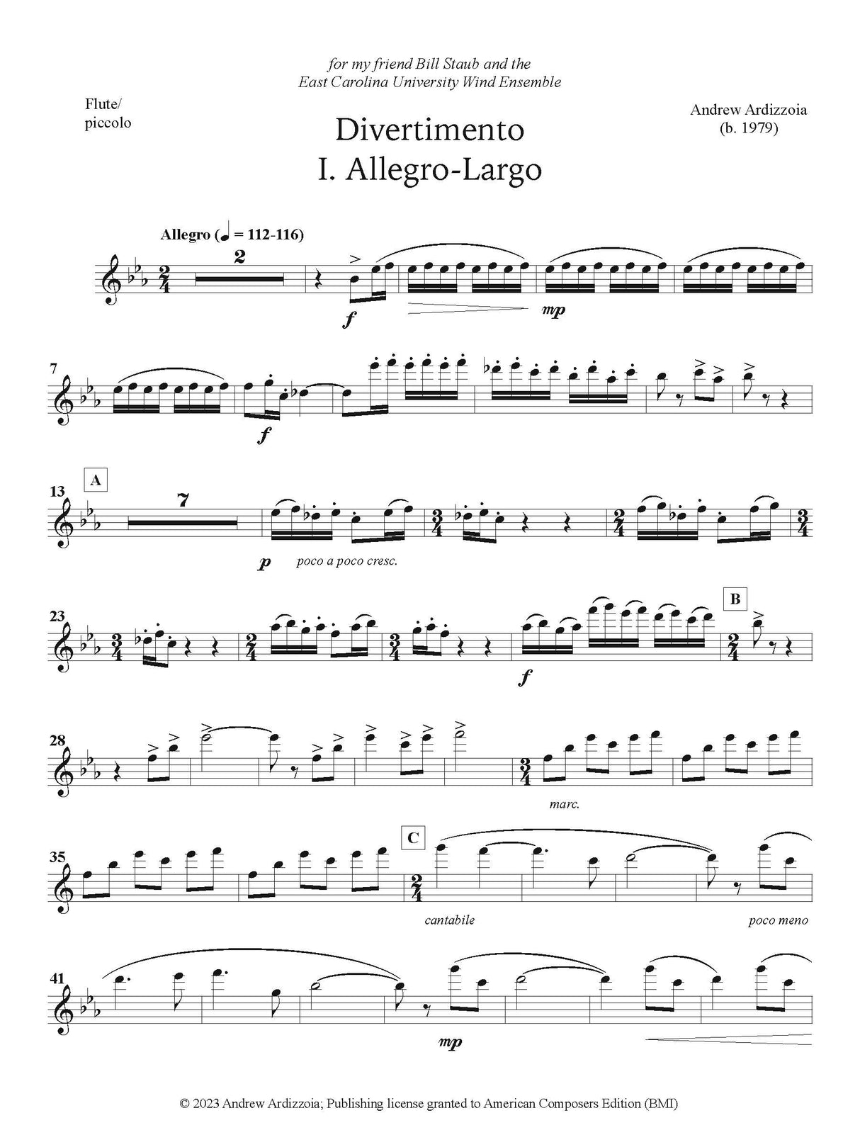 Ardizzoia: Divertimento, Op. 66