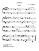 H.L. Adams: Contrasts