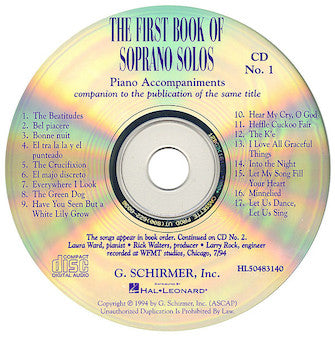 The First Book of Soprano Solos - Part 1