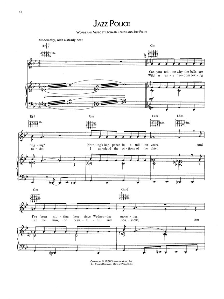 Leonard Cohen Anthology