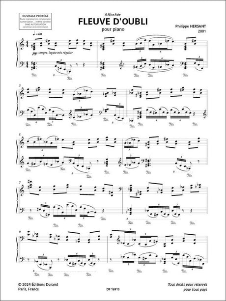 Hersant: Fleuve d'oubli