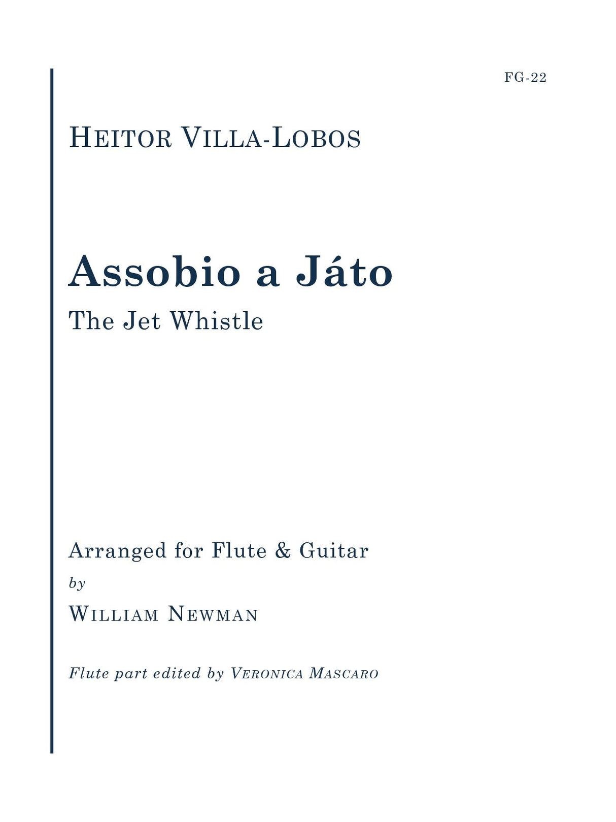 Villa-Lobos: Assobio a Jato (arr. for flute & guitar)