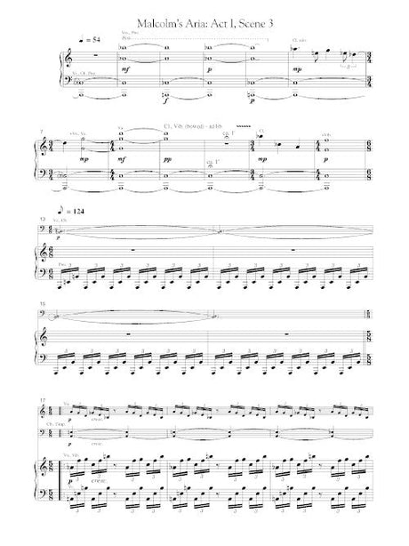 Davis: Malcolm's Prison Aria, from X