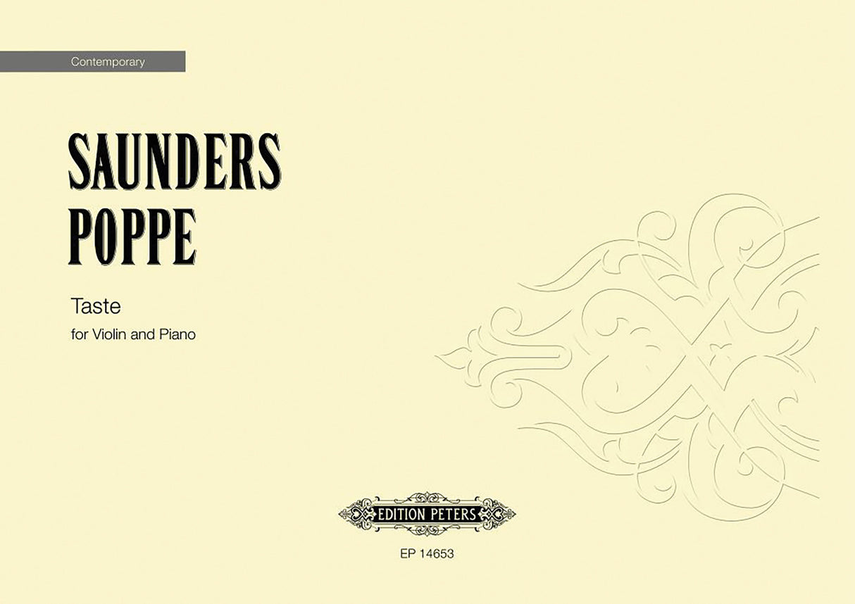 Saunders-Poppe: Taste