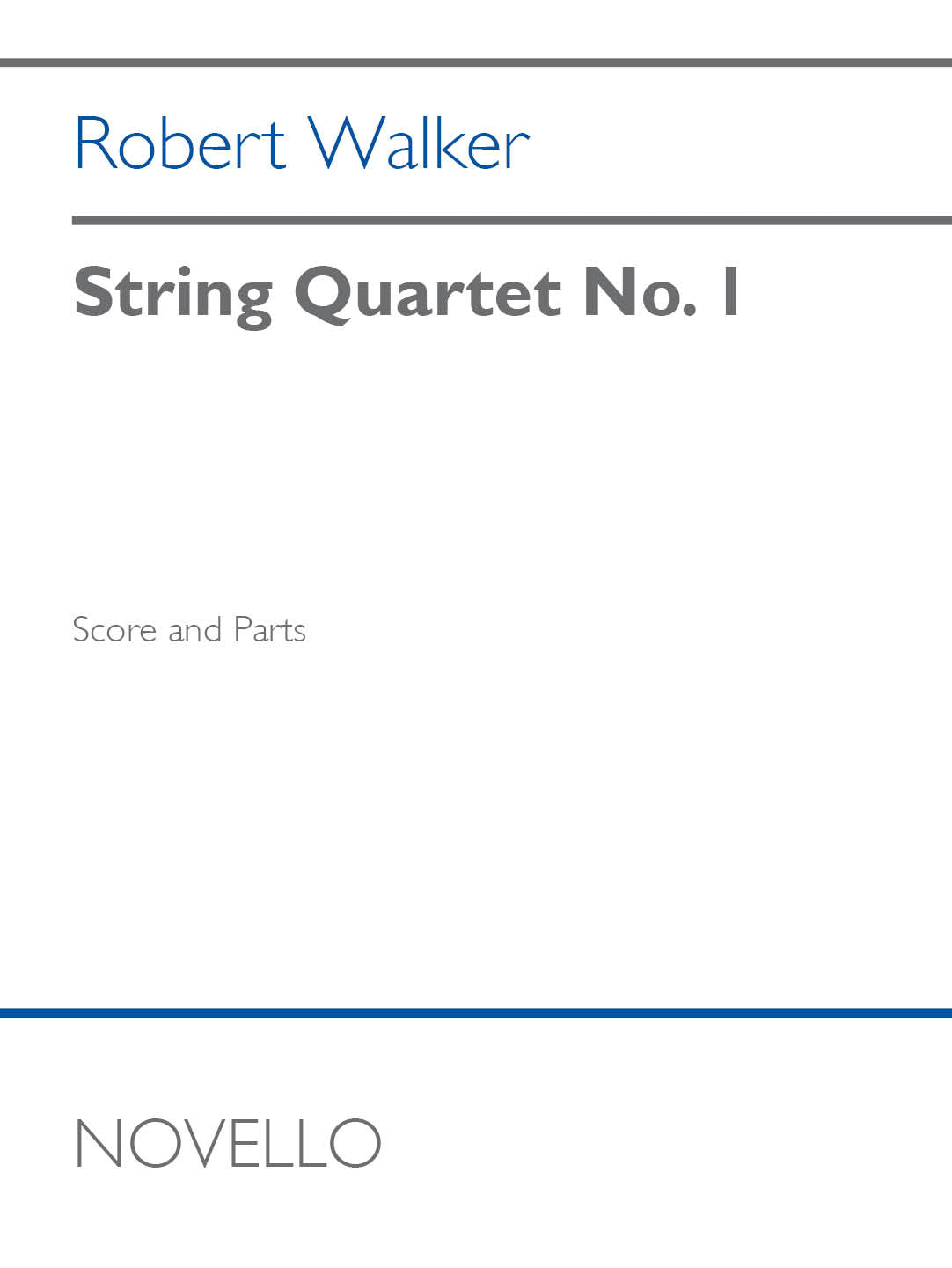 R. Walker: String Quartet No. 1