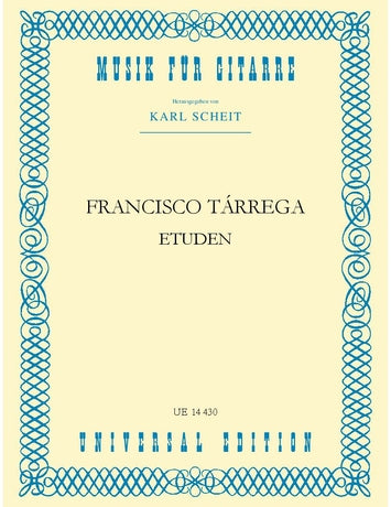 Tárrega: Etudes