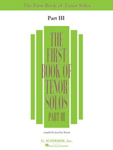 The First Book of Tenor Solos – Part 3