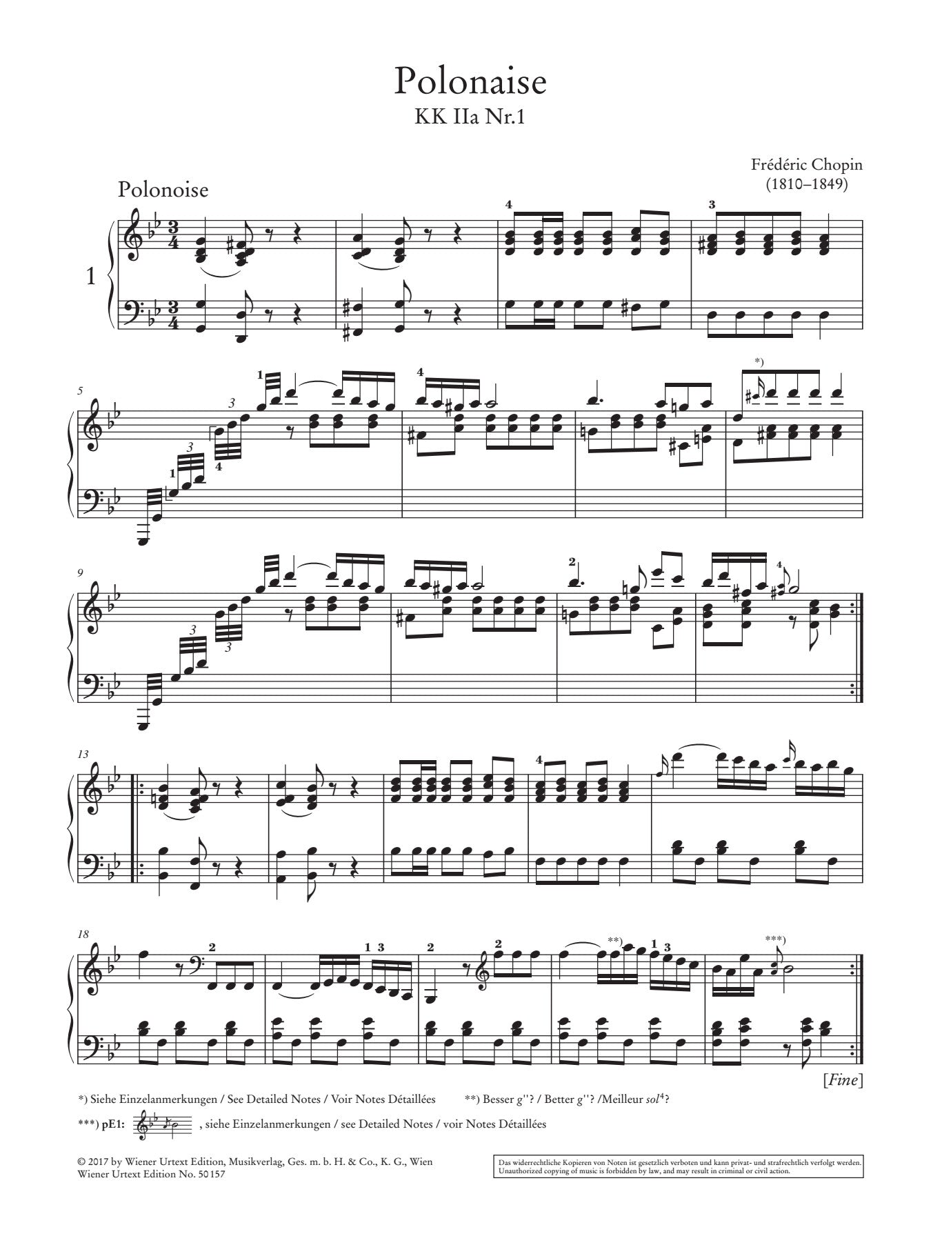 Chopin: Polonaises – Ficks Music