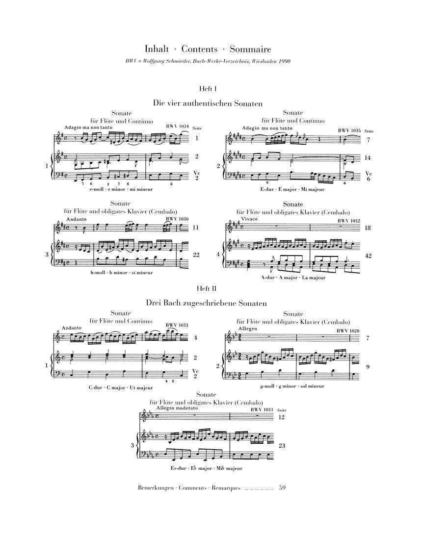 Bach: Flute Sonatas - Volume 1