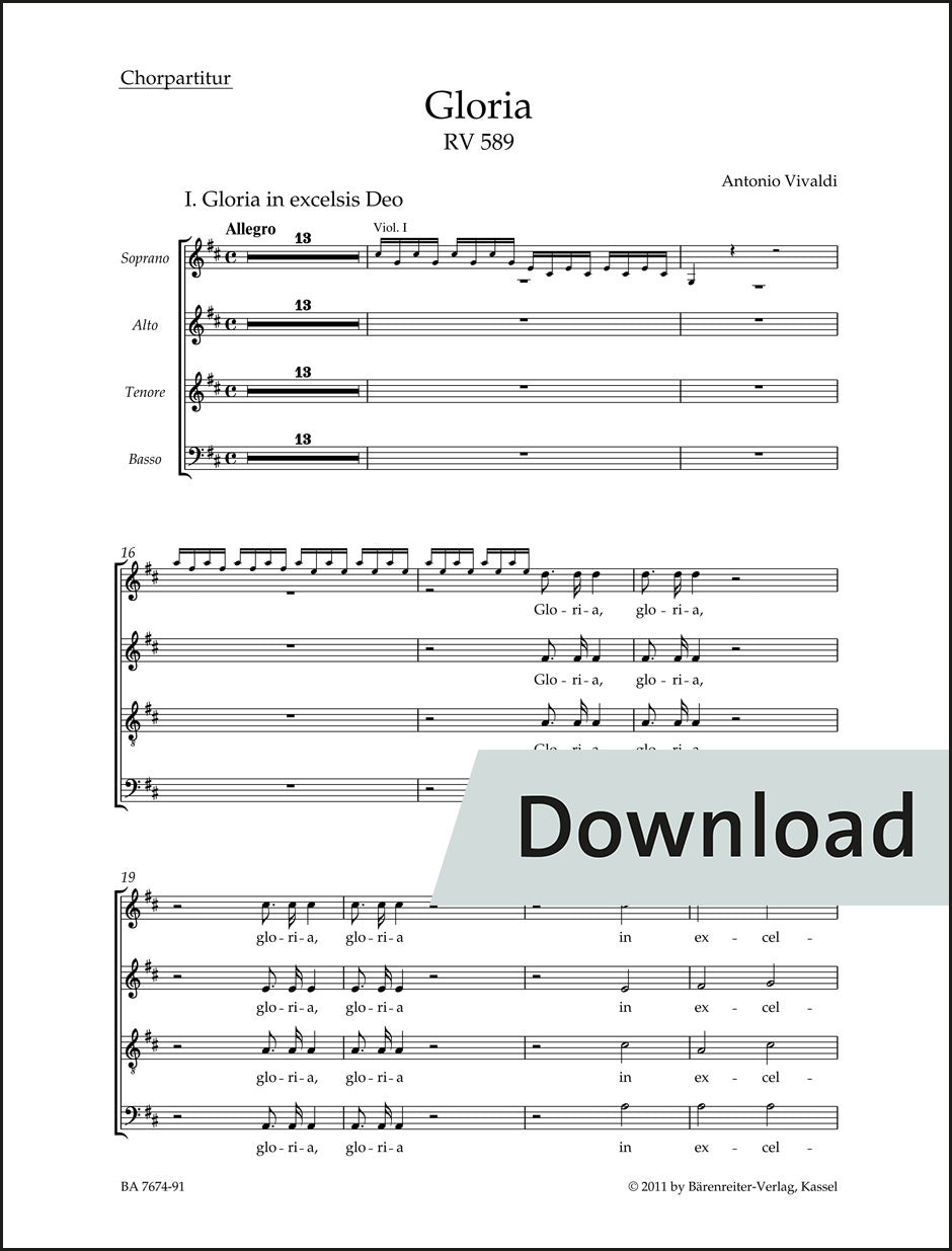 Vivaldi: Gloria, RV 589 – Ficks Music