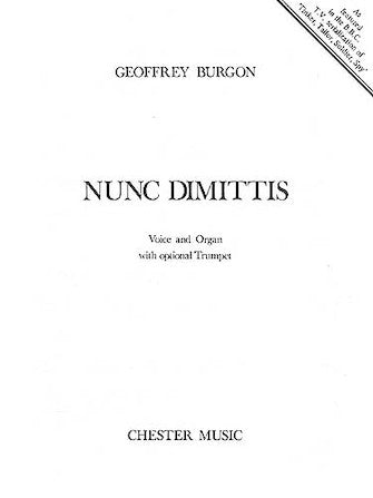 Burgon: Nunc Dimittis (Version for Voice & Organ)