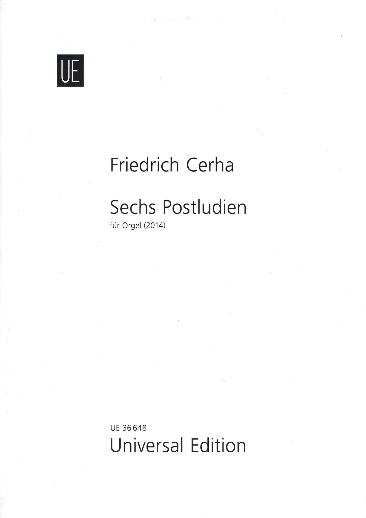 Cerha: 6 Postludes