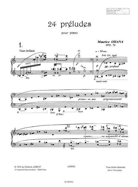 Ohana: 24 Preludes